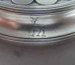 An extremely rare and unusual set of four George III Cast Candlesticks made in London in 1791 by Benjamin Laver.