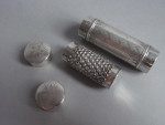 WILLIAM & MARY.  A very rare tubular Nutmeg Grater made in London circa 1690-1695 by Thomas Kedder.