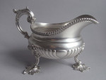 A very unusual pair of George III Sauceboats made in London in 1819 by William Burwash.