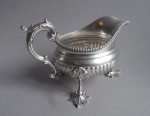 A very unusual pair of George III Sauceboats made in London in 1819 by William Burwash.