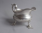A very unusual pair of George III Sauceboats made in London in 1819 by William Burwash.