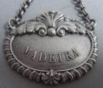 PAUL STORR.  An extremely rare George III Wine Label made in London in 1815 by Paul Storr.