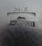 CORK.  An extremely rare early George III Bowl made in Cork circa 1760 by Stephen Walsh.