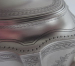 A very fine Serpentine Shaped Teapot made in London in 1787 by Hester Bateman