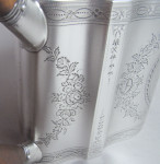 A very fine Serpentine Shaped Teapot made in London in 1787 by Hester Bateman