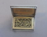 A William IV Book Vinaigrette made in Birmingham in 1832 by Taylor & Perry.