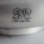 John Bridge.  A rare pair of George IV Strawberry Baskets made in London in 1824 by John Bridge.