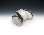 Hester Bateman.  An extremely rare George III Pocket Nutmeg Grater made in London in 1788 by Hester Bateman.