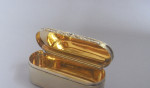 A fine George III Silver Gilt Snuff Box made in London in 1819 by Charles Rawlings.