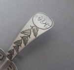 A very pretty George III "Heart" Caddy Spoon made in Birmingham in 1808 by Joseph Taylor.
