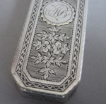 An extremely fine George III Toothpick Box made in Birmingham in 1812 by Samuel Pemberton.