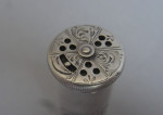 A rare Scottish Travelling Pepper made in Edinburgh circa 1860, maker's mark of Mc.G in a rectangular cut cornered punch.