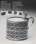An unusual George III Mustard Pot made in London in 1776 by Robert Hennell I.