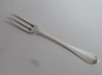 A very rare set of twelve George I tHREE pRONGED fORKS MADE IN eDINBURGH IN 1721 BY wILLIAM gED, aSSAY mASTER eDWARD pENMAN.
