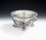 THE SWALLOWFIELD PARK SOUFFLE DISH & LINER.  MADE IN LONDON IN 1841 BY THE BARNARDS.