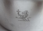 THE SWALLOWFIELD PARK SOUFFLE DISH & LINER.  MADE IN LONDON IN 1841 BY THE BARNARDS.