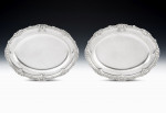 PAUL STORR.  A very fine pair of George III Serving Dishes made in London in 1810 by Paul Storr.