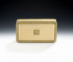An important George IV Two Colour 18ct Gold Snuff Box made in London in 1821 by John Northam.
