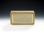 An important George IV Two Colour 18ct Gold Snuff Box made in London in 1821 by John Northam.