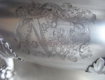 A magnificent George III Soup Tureen with Stand.  Made in London in 1820 by Benjamin Smith III.