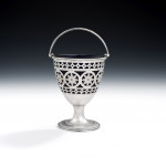 A very pretty George III Cream Basket made in London in 1782 by Charles Aldridge & Henry Green.