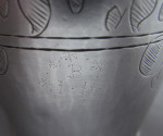 CHARLES II.  A very fine Drinking Beaker made in London in 1671, Maker's mark of GW within a shield, with two pellets and a crescent below, for George Watkins.