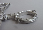 A very fine pair of cast Naturalistic Sugar Nips made in London in 1838 by Theobalds & Atkinson
