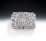 Nathaniel Mills.  A very fine cased Snuff Box made in Birmingham in 1839 by Nathaniel Mills.