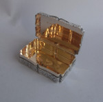 Nathaniel Mills.  A very fine cased Snuff Box made in Birmingham in 1839 by Nathaniel Mills.
