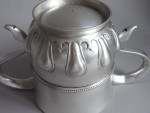 An unusual George III "Thistle" Porringer made in Dublin in 1790 by Matthew West.