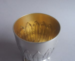 A very fine Acanthus Drinking Cup made in London in 1858 by the Royal silversmith John Samuel Hunt.
