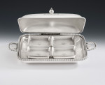 MATTHEW BOULTON.  The Dunvegan Castle Toasting Cheese Dish made in Birmingham in 1807 by Matthew Boulton.
