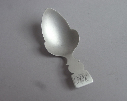 A rare George III "aCORN" cADDY sPOON MADE IN lONDON IN 1808 BY THOMAS JAMES.
