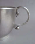 William III.  An extremely rare Britannia Standard Chocolate Cup made in London in 1697, maker's Mark of VN, mARK 3855 gRIMWADE.
