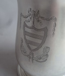 A very fine George III Pint Mug made in London in 1776 by William Cattell.