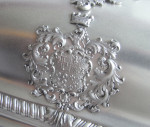 FROM THE SAMPAIO SERVICE.  An important pair of George IV Serving Dishes and Covers made in London in 1822 by Paul Storr.