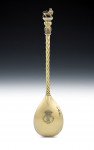 ROYAL.  A very rare George IV Coronation Spoon made in London in 1820 by William Eley & William Fearn.