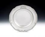 The Merton Hall Soup Plates.  An extremely fine set of twelve George IV Soup Plates made in London in 1823 by John Mewburn.