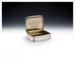 An extremely rare George III Scottish Snuff Box made by J. McKenzie of Edinburgh circa 1810.