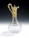 PAUL STORR.  An exceptional and very rare William IV silver gilt mounted claret Jug made in London in 1837 by Paul Storr.