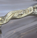 PAUL STORR.  An exceptional and very rare William IV silver gilt mounted claret Jug made in London in 1837 by Paul Storr.