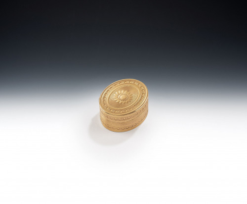 An exceptional George III 18ct Gold Vinaigrette made in London in 1799 by Giles Loyer