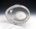 MATTHEW BOULTON.  A very rare George III Wirework Bread/Fruit Basket made in Birmingham in 1802 by Matthew Linwood.
