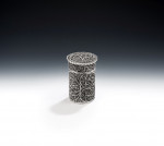 An exceptionally rare Charles II Filigree Counter Box & Cover with eighteen original filigree gaming counters.