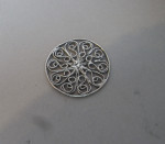 An exceptionally rare Charles II Filigree Counter Box & Cover with eighteen original filigree gaming counters.