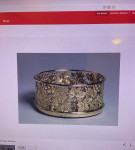 An important pair of George III Decanter Cages/Coasters made in London in 1807 by Benjamin Smith