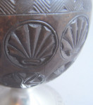 A rare George III Silver mounted Coconut Cup and Cover made in London in 1794 by Thomas Phipps and Edward Robinson.