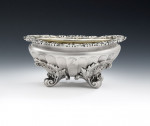 PAUL STORR.  An exceptional set of four George III Salt Cellars made in London in 1818 by Paul Storr.