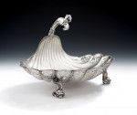 After Paul De Lamerie.  An exceptional Shell Basket made in London in 1839 by Edward Farrell.