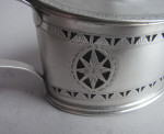 A very fine George III Mustard Pot made in Sheffield in 1787 by Nathaniel Smith & Company.